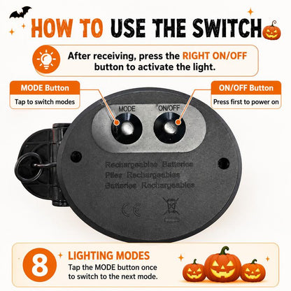 Pumpkin Glow Solar Garden Stake Lights